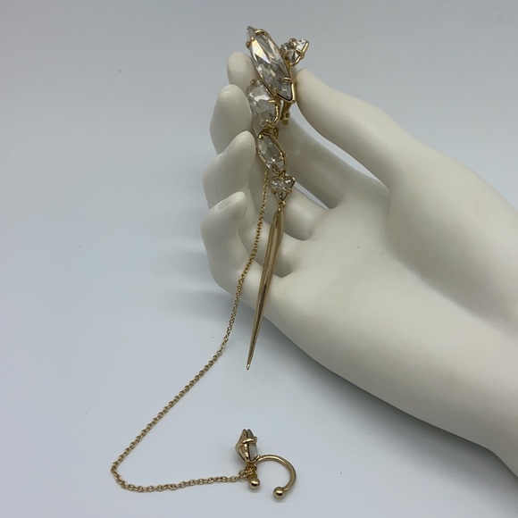 Limited Edition Large Crystal Spike Earring - Picture 3 of 9